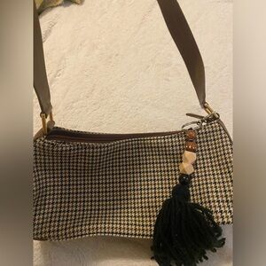 Vintage Brown, Cream, & Black Etienne Aignen Purse